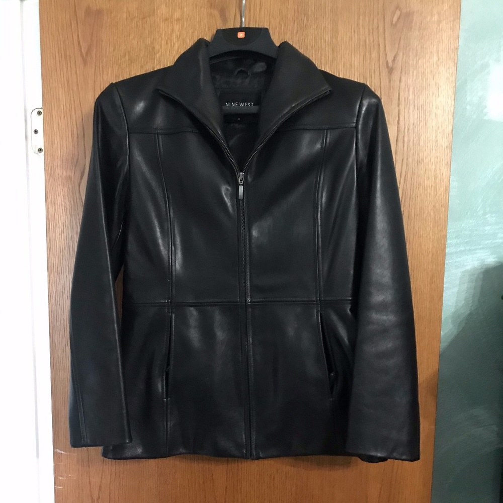 Black Leather Women's Jacket